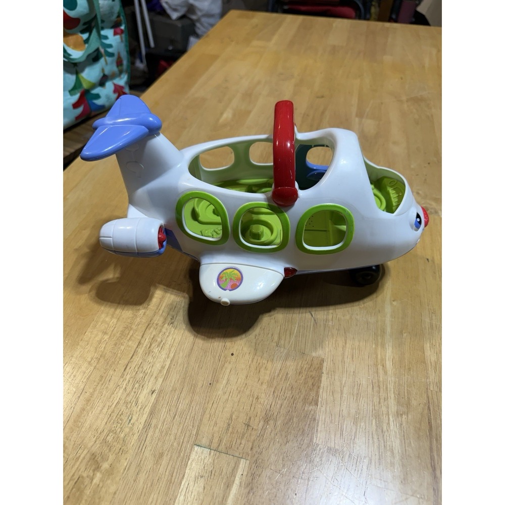 Fisher Price Little People Lil Movers Airplane 2005 Lights Sounds Tested Works